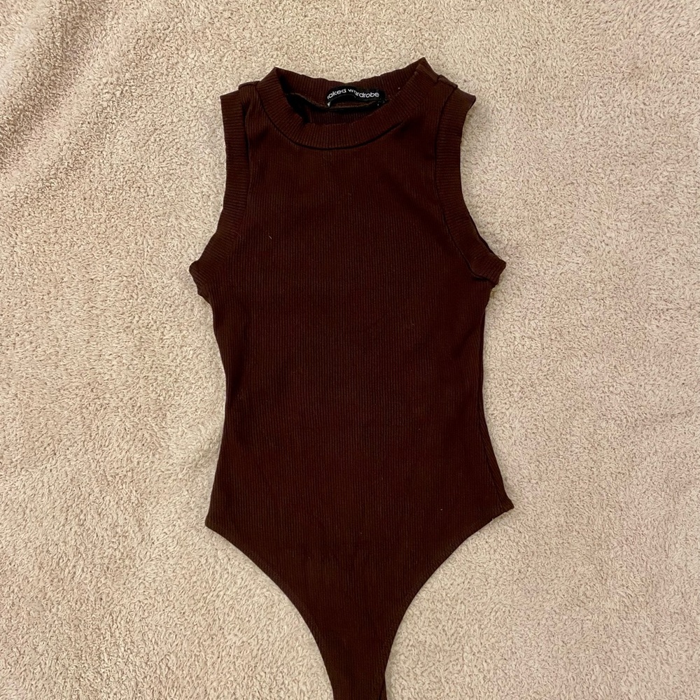 Naked Wardrobe Snatched Bodysuit - Size M